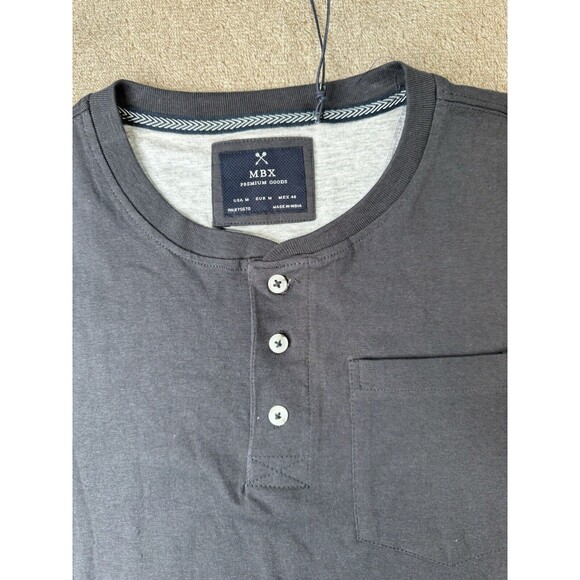 MBX Premium Goods Short Sleeve Mans Crewneck Pocket Tee T-Shirt Top Size M - Picture 4 of 11